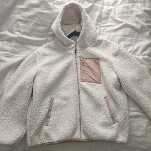 Cream Sherpa Teddy Coat Jacket